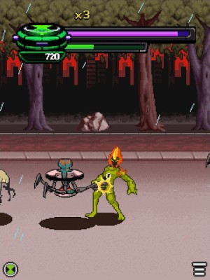Cùng Ben 10 chiến đấu với kẻ thù trong game Ben10 Vengeance of Vilgax
