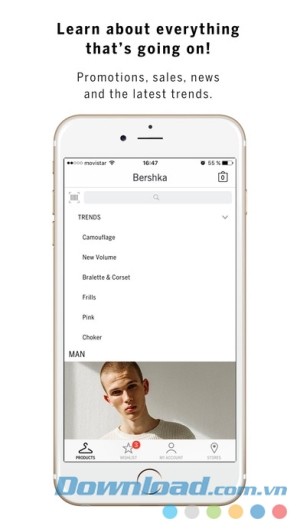 Bershka cho iOS cập nhật tin thời trang
