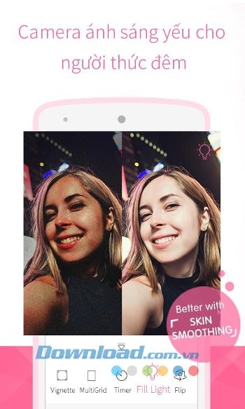 Chụp ảnh ban đêm đẹp mê hồn với Bestie cho Android