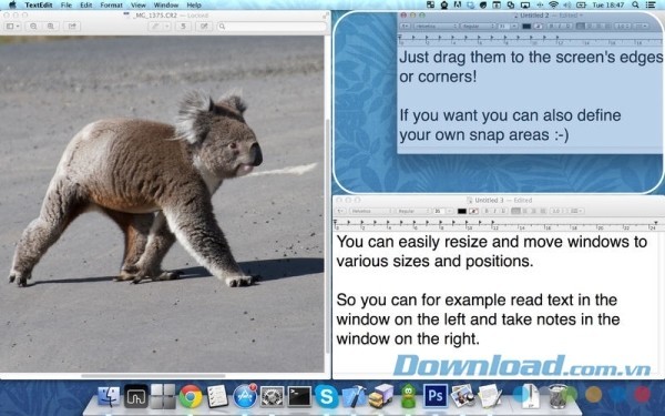 BetterSnapTool cho Mac mang đến nhiều tính năng quản lý cửa sổ thông minh