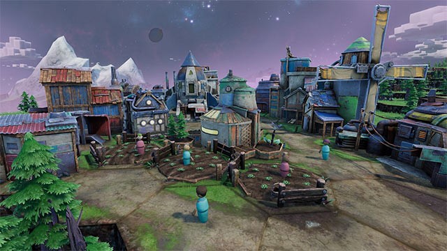 Xây dựng thành phố trên lưng chú cá heo không gian và cùng nhau khám phá vũ trụ trong Beyond These Stars