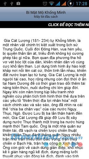 Bi mat mo Khong Minh for Android