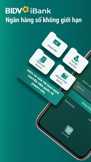 Ứng dụng ngân hàng điện tử BIDV
