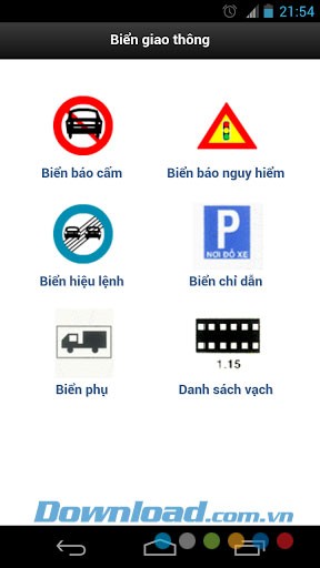 Biển báo giao thông for Android