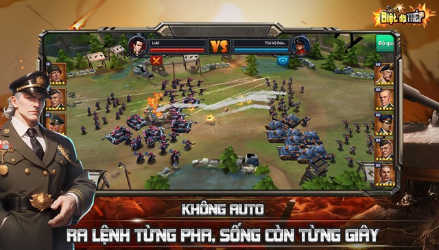 Không auto, ra lệnh từng pha, sống còn từng giây