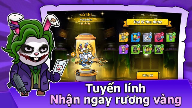 Tuyển lính nhận rương vàng