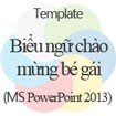 Banner Chào Mừng Bé Gái Đẹp, Mẫu Banner Chào Mừng Bé Gái