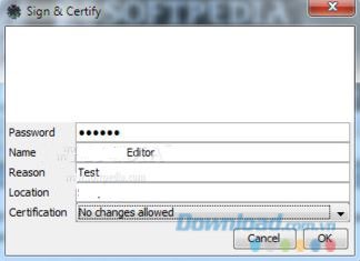 Tạo mật khẩu cho file