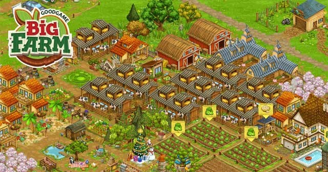 Game nông trại và xây dựng thị trấn miễn phí - Big Farm