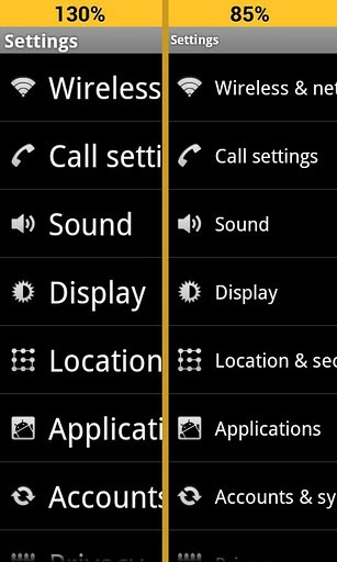Big Font (change font size) for Android