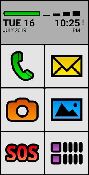 BIG Launcher giúp phóng to văn bản và biểu tượng ứng dụng