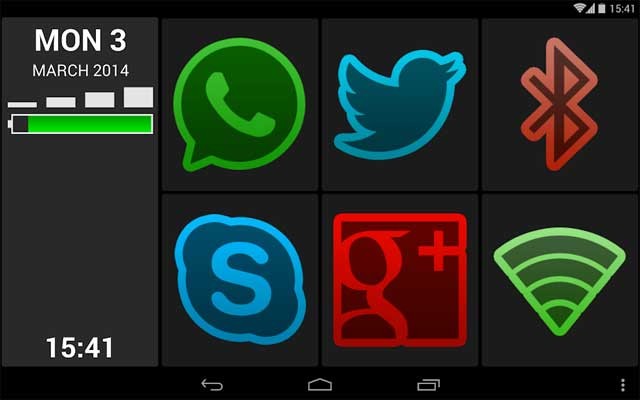 BIG Launcher rất phù hợp với người lớn tuổi, trẻ em và người mắc bệnh về mắt