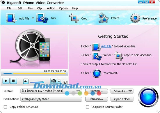 Bigasoft iPhone Video Converter