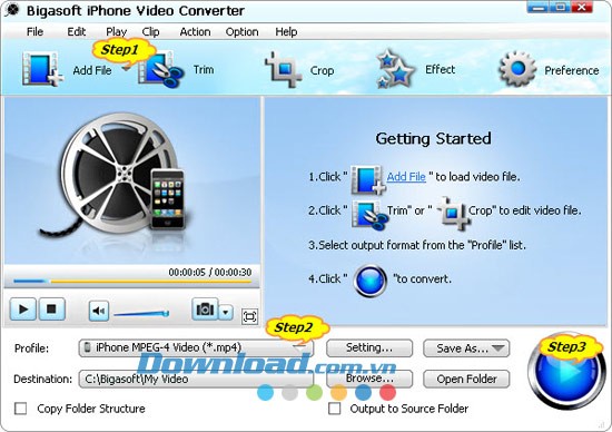 Bigasoft iPhone Video Converter