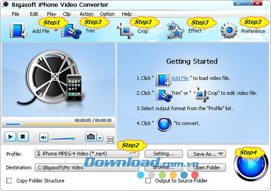 Bigasoft iPhone Video Converter
