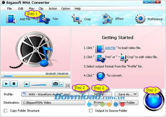 Bigasoft M4A Converter