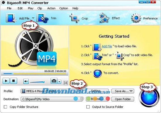 Bigasoft MP4 Converter
