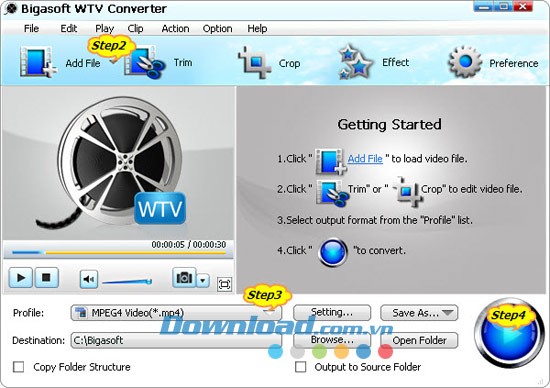 Bigasoft WTV Converter