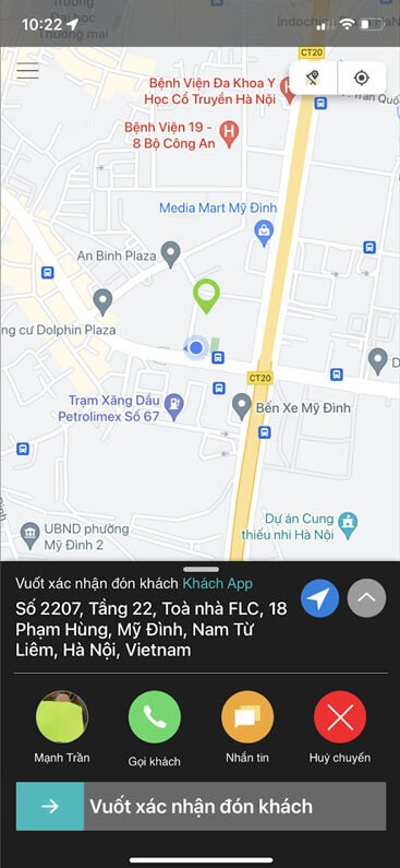 Dễ dàng nhận chuyến xe