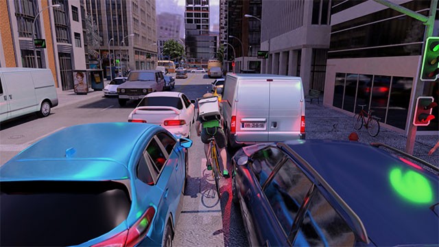 Bike Messenger PC là game giả lập giao hàng trong thàng phố đông đúc
