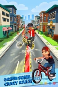 Phô diễn tài năng trên đường tàu của Bike Racing cho Android