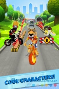 Bike Racing cho Android có nhiều nhân vật độc đáo