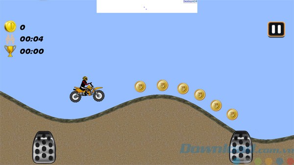 Giao diện game đua xe Bike Super Stunts