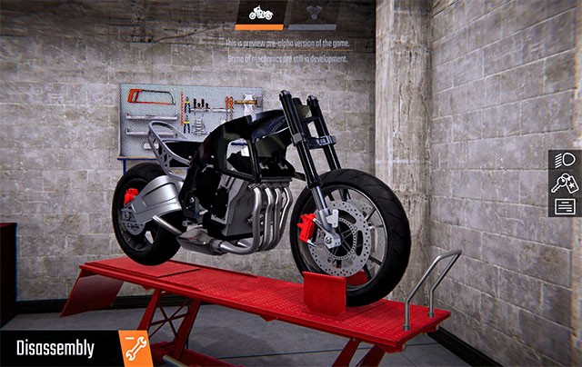 Biker Garage: Mechanic Simulator là game mô phỏng sửa xe máy chuyên nghiệp