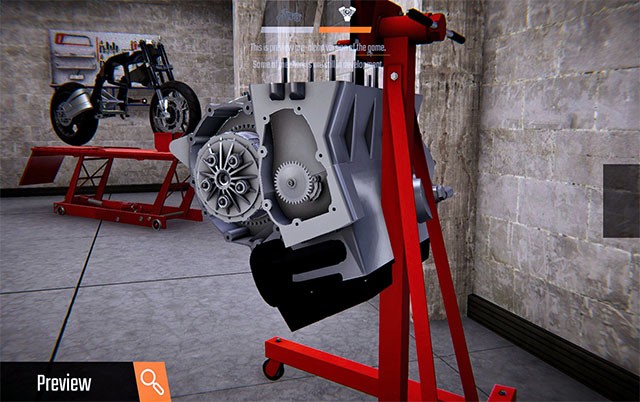 Tháo lắp, sửa chữa những chiếc xe cũ để bán kiềm lời trong Biker Garage: Mechanic Simulator