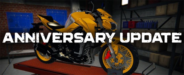 Biker Garage: Mechanic Simulator đang được giảm giá 60% cùng với những cải tiến đáng giá