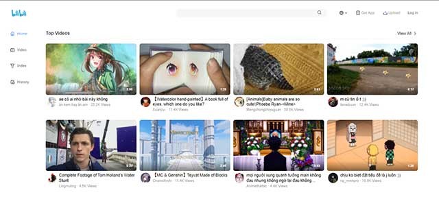 Bilibili là trang web xem video Anime và các clip giải trí châu Á
