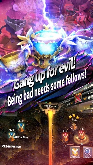 Liên minh với chúa quỷ khác trong Billion Lords iOS