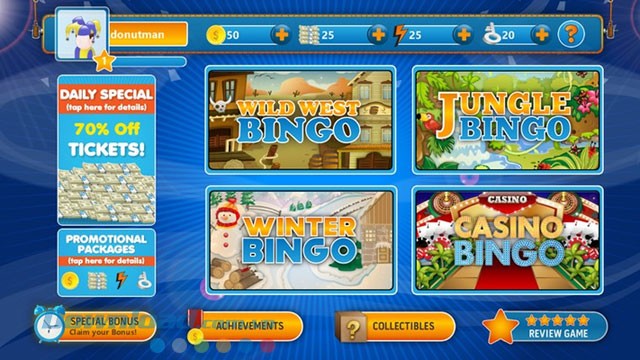 4 phòng chơi trong game