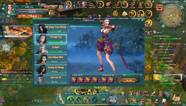 Hệ thống nhân vật