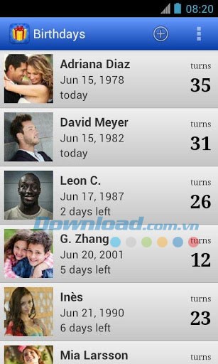 Birthdays for Android