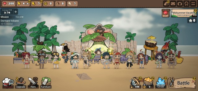 Trang trí anh hùng và thị trấn bằng quần áo và vật phẩm