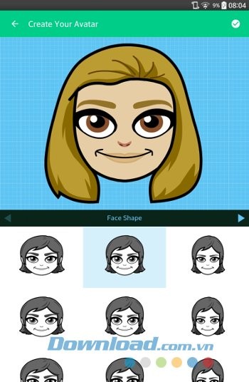 Tạo Avatar cảm xúc với Bitmoji