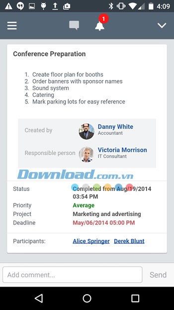 Bitrix24 cho Android