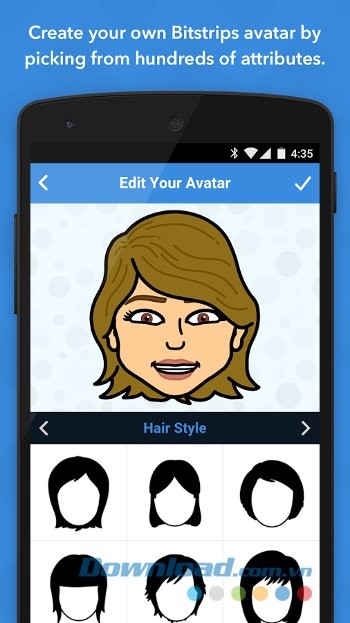 Tạo Avatar trên Bitstrips