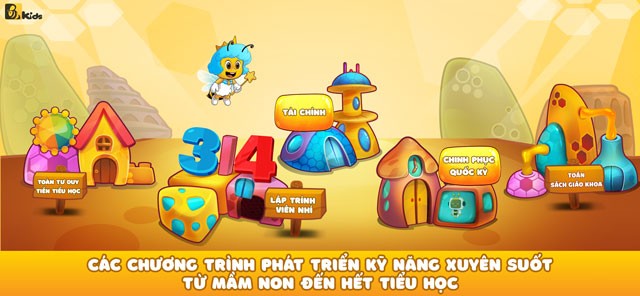 Các chương trình phát tiển kỹ năng xuyên xuốt từ mầm non đến hết Tiểu học