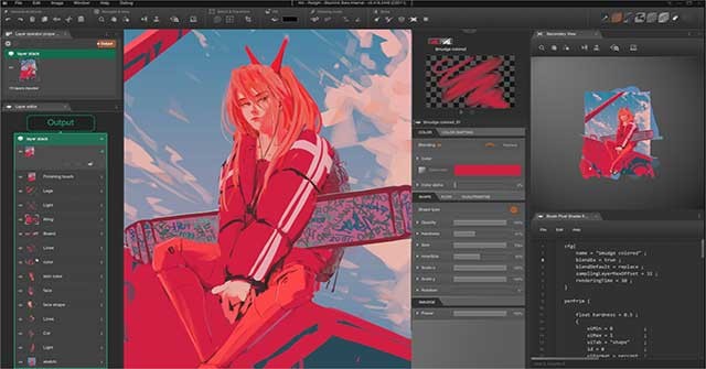 Black Ink là một ứng dụng vẽ tranh dựa trên GPU mới