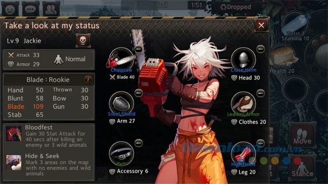 Chọn nhân vật với phong cách chiến đấu riêng biệt