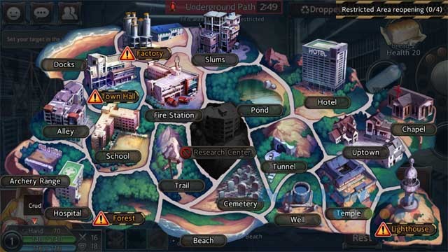Bản đồ game Black Survival