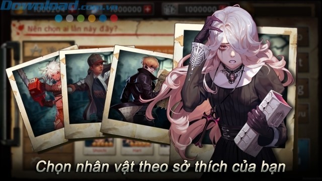 Chọn nhân vật mà bạn thích