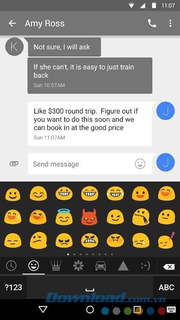 Kho biểu tượng cảm xúc của BlackBerry Keyboard