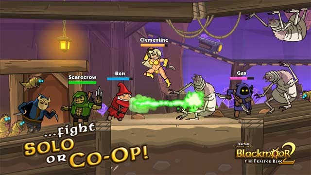 Chiến đấu solo hoặc hợp tác với người chơi khác để diệt quái