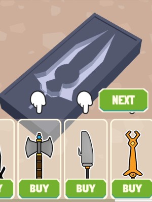 Chọn vũ khí bạn muốn rèn