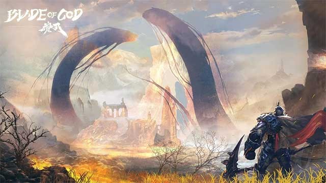 Phong cách nghệ thuật đen tối của Blade of God đã tạo ra thế giới thần thoại tàn khốc