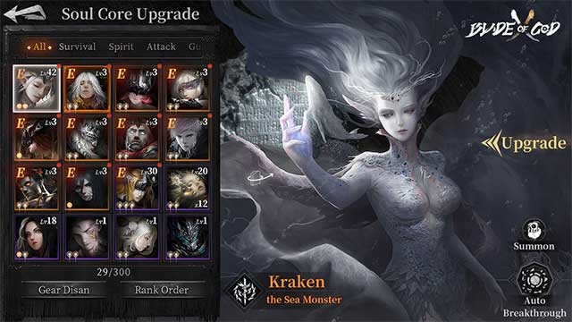 Nhúng Soul Core của quái vật vào chuỗi kỹ năng để trở nên mạnh mẽ hơn