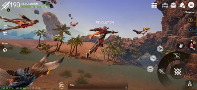 Windwalk trên bầu trời, đất và nước